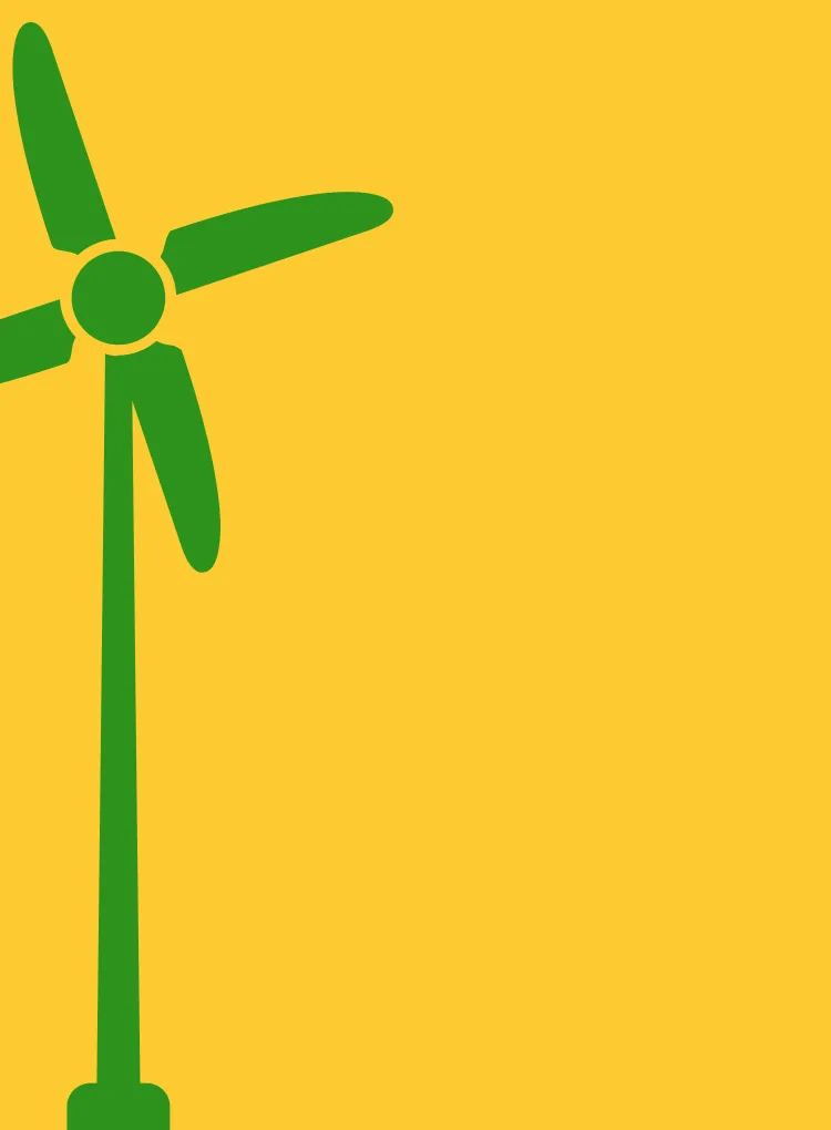 Ilustração energia eólica